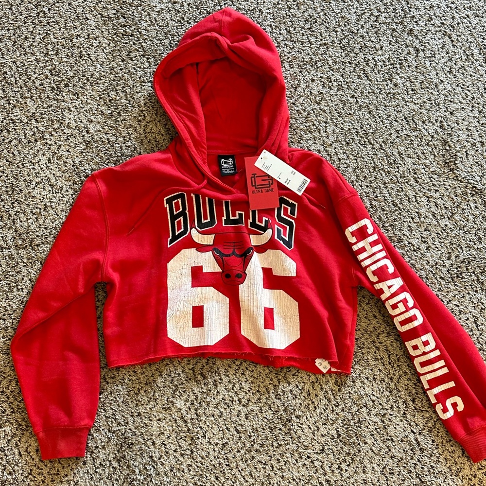 Chicago Bulls cropped hoodie